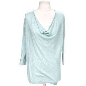 Ann Taylor Light Blue Drape Neck Sweater / Tunic